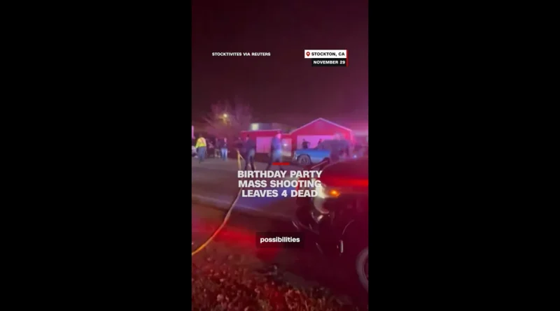 Devastating Birthday Party Mass Shooting Leaves 4 Dead, Community in Shock