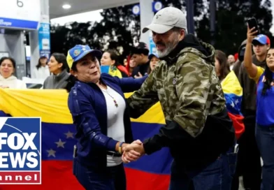 Venezuelan Community in the US Celebrates Maduro’s Capture in Jubilant Scenes[/TITLE_END]
[CONTENT_START]
<h2>Mass Celebrations Erupt in Doral, Home to the Largest Venezuelan Community in the US</h2>
<p>Dozens of cars lined the streets of Doral, waving Venezuelan flags and embracing each other in joy as the news of Maduro’s capture spread like wildfire. The city, home to the largest Venezuelan community in the United States, was filled with music, tears of joy, and chants of “freedom, freedom” for their country.</p>
<p>FOX Noticias anchor Andrea Linares was live on the scene, capturing the raw emotions of the community as they celebrated this historic moment. She spoke to several families, including a woman who missed her flight to North Carolina to be a part of the celebrations. “It was worth it,” the woman said, overwhelmed with emotion.</p>
<h2>Personal Stories of Struggle and Hope</h2>
<p>Daniel, a member of the Venezuelan community, shared his story with Andrea Linares. “I woke up at 5 in the morning, and I got like a thousand messages from different group chats. I mean, I got no words to explain what’s going on right now. I think our people, our country deserves this for a long time. I haven’t left anything but Chavez and Maduro. So I’m beyond grateful. I mean, I think I’m so, so happy for Venezuela. This means everything. It’s time to celebrate. Better times are coming.”</p>
<p>Angelica, who left everything behind in Venezuela, including her mom, three years ago, also shared her story. “Those are words to explain that to me, for me, for all people, and for my mom. Definitely, I want to go back to Venezuela. I have more than five years without seeing my mom. So this is a year. Thank you.”</p>
<h2>Uncertainty and Fear in Caracas</h2>
<p>While the Venezuelan community in Doral was celebrating, the sentiment in Caracas was very different. People were staying home, afraid of possibly seeing acts of oppression against them. The uncertainty surrounding the situation in the region is still palpable, and it remains to be seen how the transition will play out.</p>
<ul>
    <li>Celebrations erupted in Doral, home to the largest Venezuelan community in the US</li>
    <li>Residents waved Venezuelan flags and chanted “freedom, freedom” for their country</li>
    <li>Personal stories of struggle and hope were shared by members of the community</li>
    <li>Uncertainty and fear surround the situation in Caracas</li>
    <li>The transition process is still unclear, and the future of Venezuela remains uncertain</li>
</ul>
<p>The city of Doral will continue to be a hub of activity as the Venezuelan community monitors the situation in their home country. For now, they are savoring this moment of joy and hope for a better future.</p>
[CONTENT_END]
[TAGS_START]News, Venezuela, Maduro, Celebration, Doral, US, Community, Freedom, Capture, Uncertainty, Future, Hope, Struggle, Emotion, Joy, Tears, Music, Flags, Chants, Family, Stories, Personal, Angelica, Daniel, Andrea Linares, FOX Noticias, Caracas, Oppression, Fear, Transition, Process, Future, Country, Home, Better Times, Grateful, Happy, Time, Celebrate, Moment, Historic, Wildfire, Spread, News, NhAv6eUSRtY[TAGS_END]